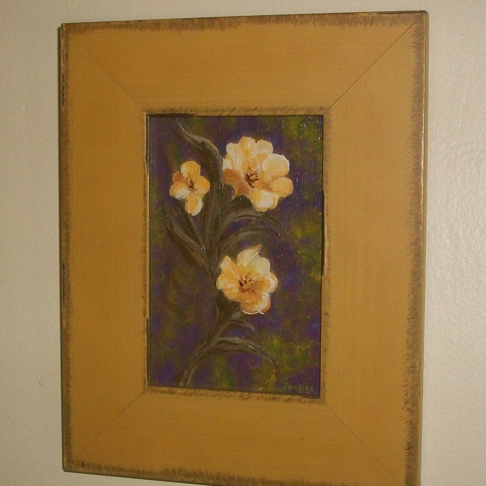 Oil on Canvas "Gold in Bloom"
